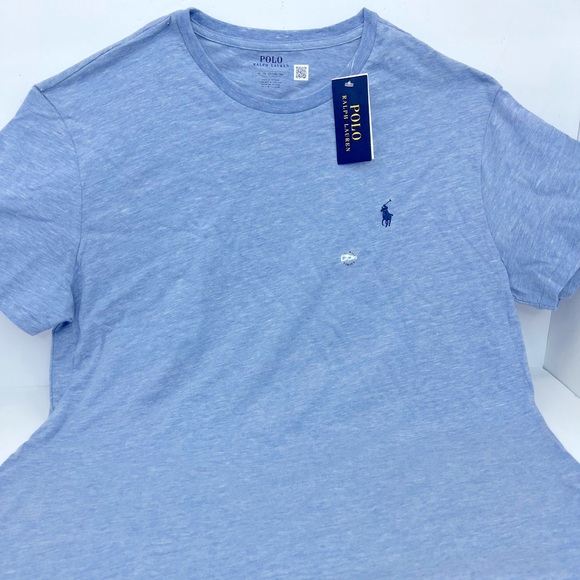 POLO RALPH LAUREN BLUE T-SHIRT, EXTRA LARGE (XL) - Picture 5 of 13